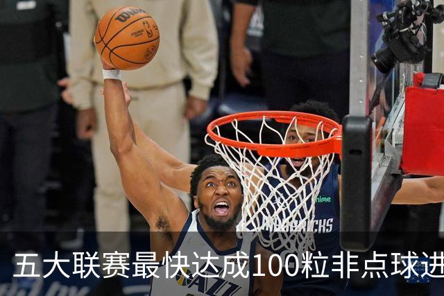 五大联赛最快达成100粒非点球进球榜：C罗119场居首，哈兰德第三